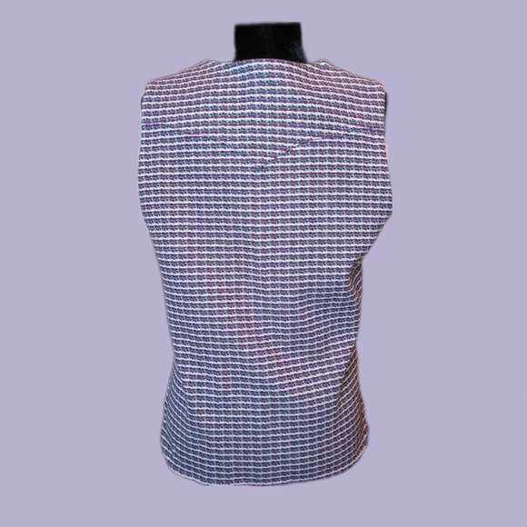 🔴 SALE VTG Plaid Vest with Silver Buttons - Picture 2 of 8